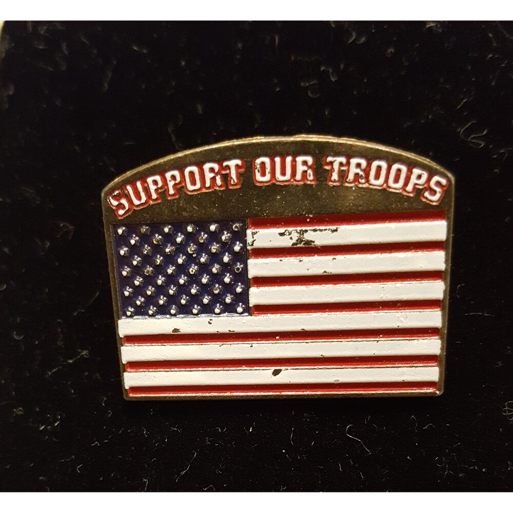 Vintage, Estate Support our Troops Lapel Pin